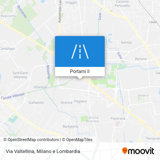 Mappa Via Valtellina