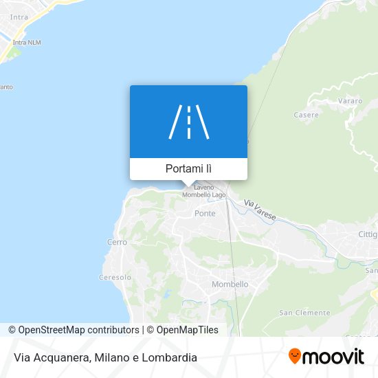 Mappa Via Acquanera
