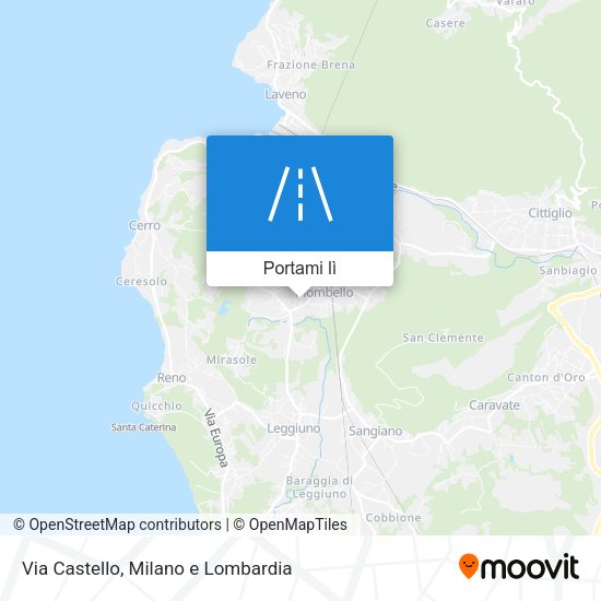 Mappa Via Castello