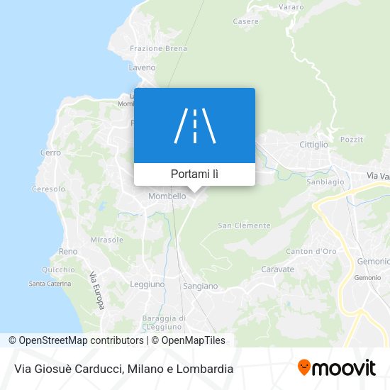 Mappa Via Giosuè Carducci