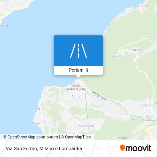 Mappa Via San Fermo