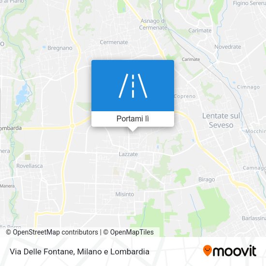 Mappa Via Delle Fontane