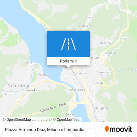 Mappa Piazza Armando Diaz