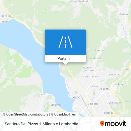 Mappa Sentiero Dei Pizzetti