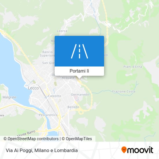 Mappa Via Ai Poggi