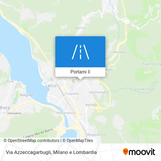 Mappa Via Azzeccagarbugli