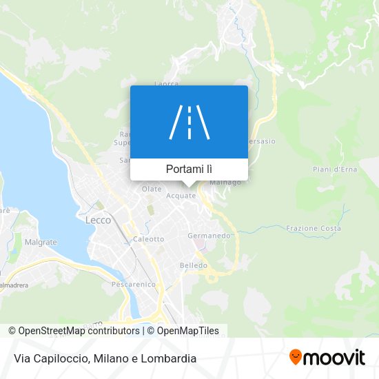Mappa Via Capiloccio