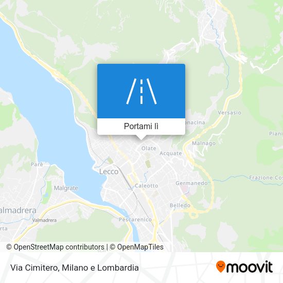 Mappa Via Cimitero
