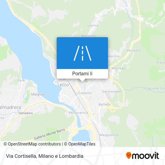 Mappa Via Cortisella
