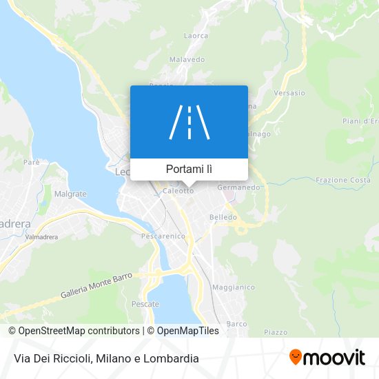Mappa Via Dei Riccioli