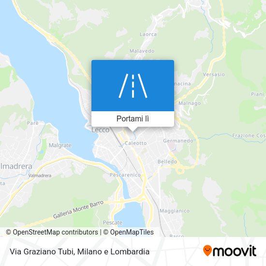 Mappa Via Graziano Tubi