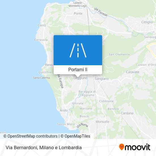 Mappa Via Bernardoni