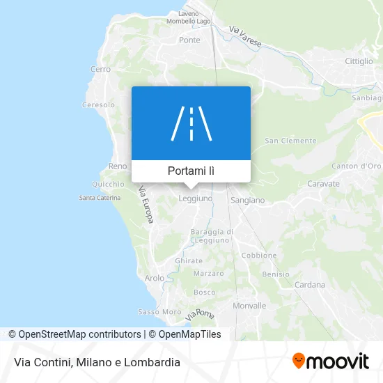 Mappa Via Contini