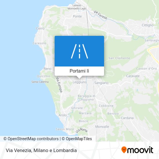 Mappa Via Venezia