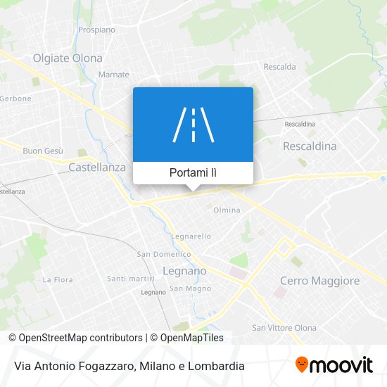 Mappa Via Antonio Fogazzaro