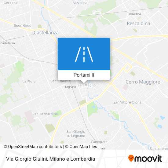 Mappa Via Giorgio Giulini