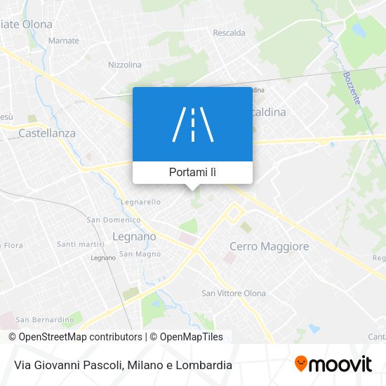 Mappa Via Giovanni Pascoli