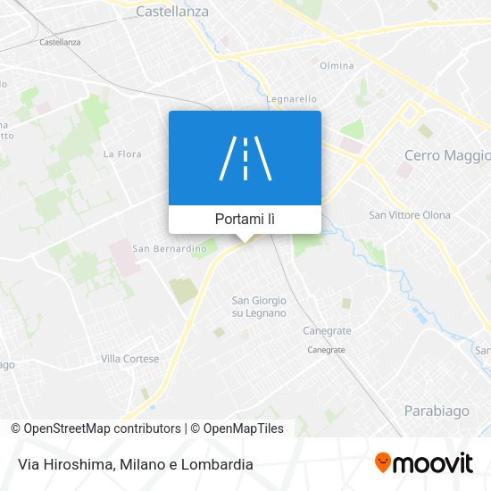 Mappa Via Hiroshima