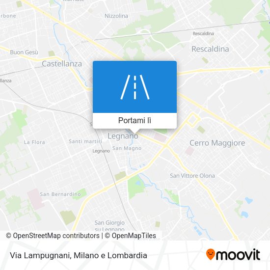 Mappa Via Lampugnani