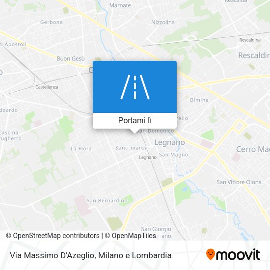 Mappa Via Massimo D'Azeglio