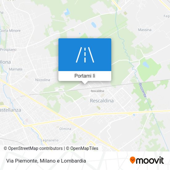 Mappa Via Piemonte