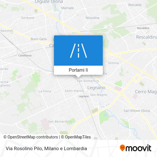 Mappa Via Rosolino Pilo