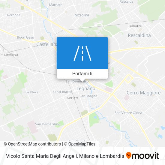 Mappa Vicolo Santa Maria Degli Angeli