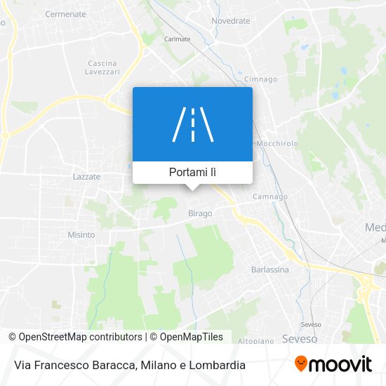 Mappa Via Francesco Baracca