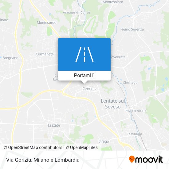 Mappa Via Gorizia