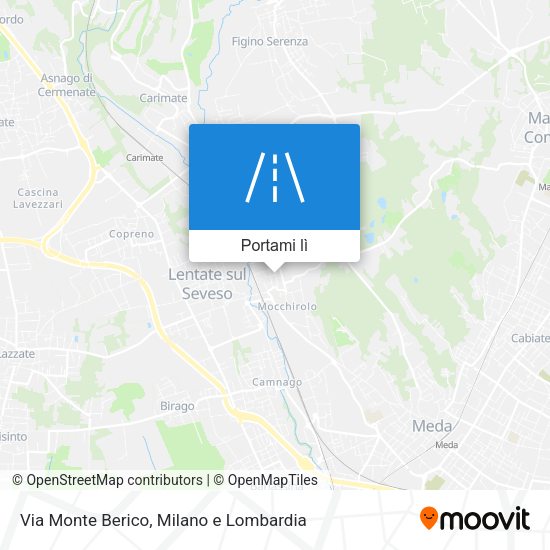 Mappa Via Monte Berico
