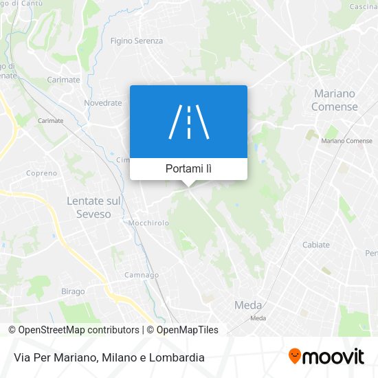 Mappa Via Per Mariano