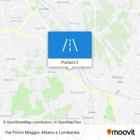Mappa Via Primo Maggio