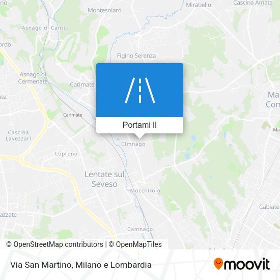 Mappa Via San Martino