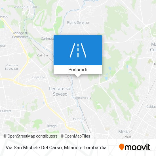Mappa Via San Michele Del Carso