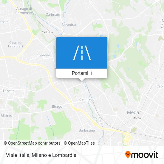 Mappa Viale Italia