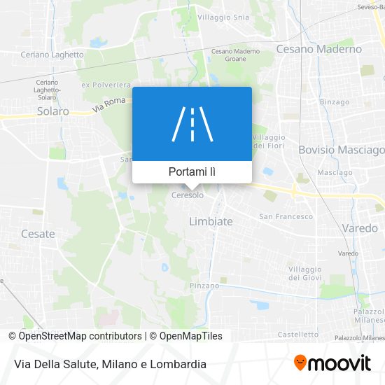 Mappa Via Della Salute