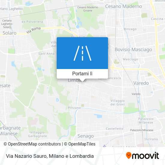 Mappa Via Nazario Sauro