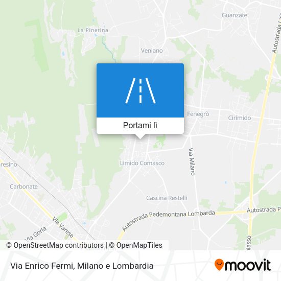 Mappa Via Enrico Fermi