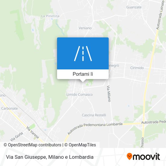 Mappa Via San Giuseppe