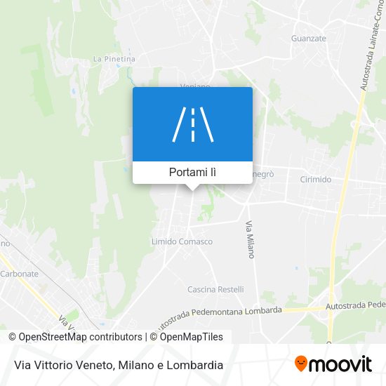 Mappa Via Vittorio Veneto
