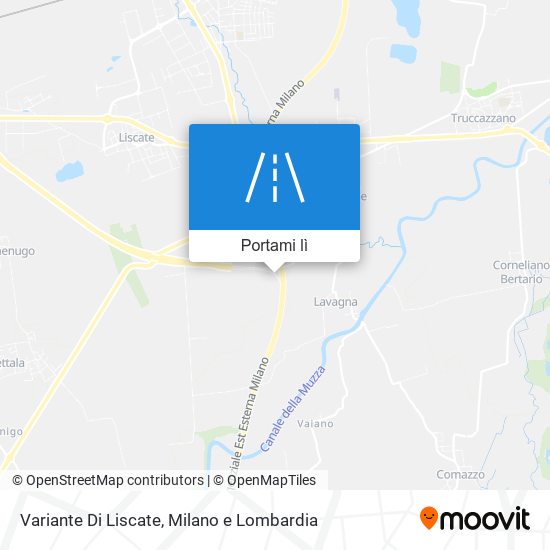 Mappa Variante Di Liscate