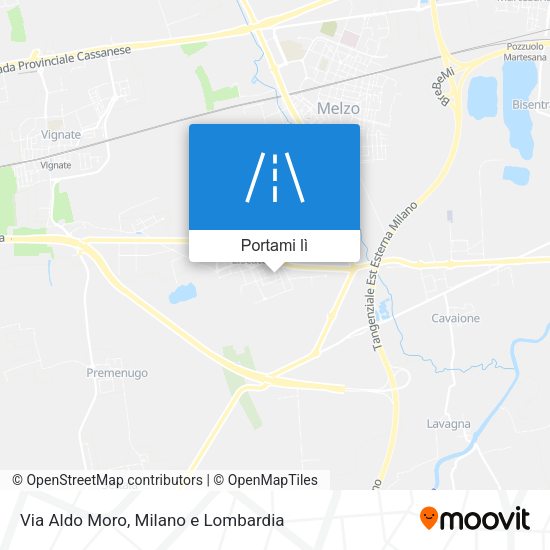 Mappa Via Aldo Moro