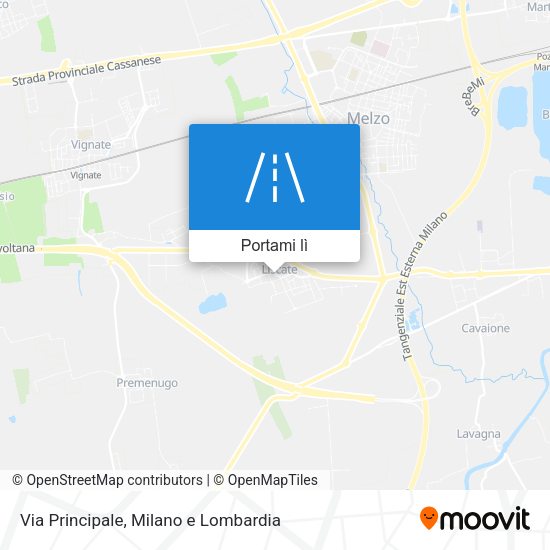 Mappa Via Principale