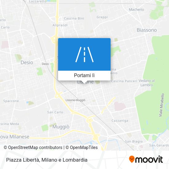 Mappa Piazza Libertà