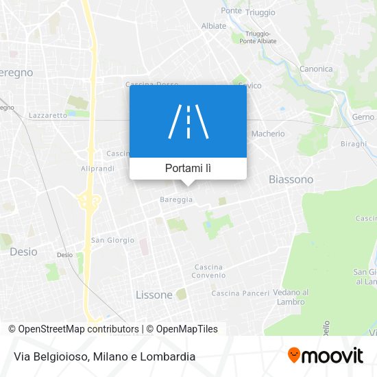Mappa Via Belgioioso