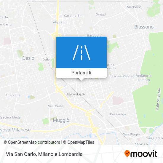 Mappa Via San Carlo