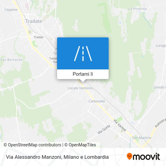 Mappa Via Alessandro Manzoni