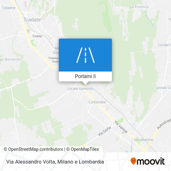 Mappa Via Alessandro Volta