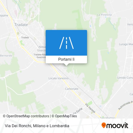 Mappa Via Dei Ronchi