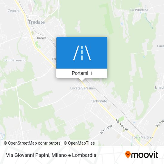 Mappa Via Giovanni Papini
